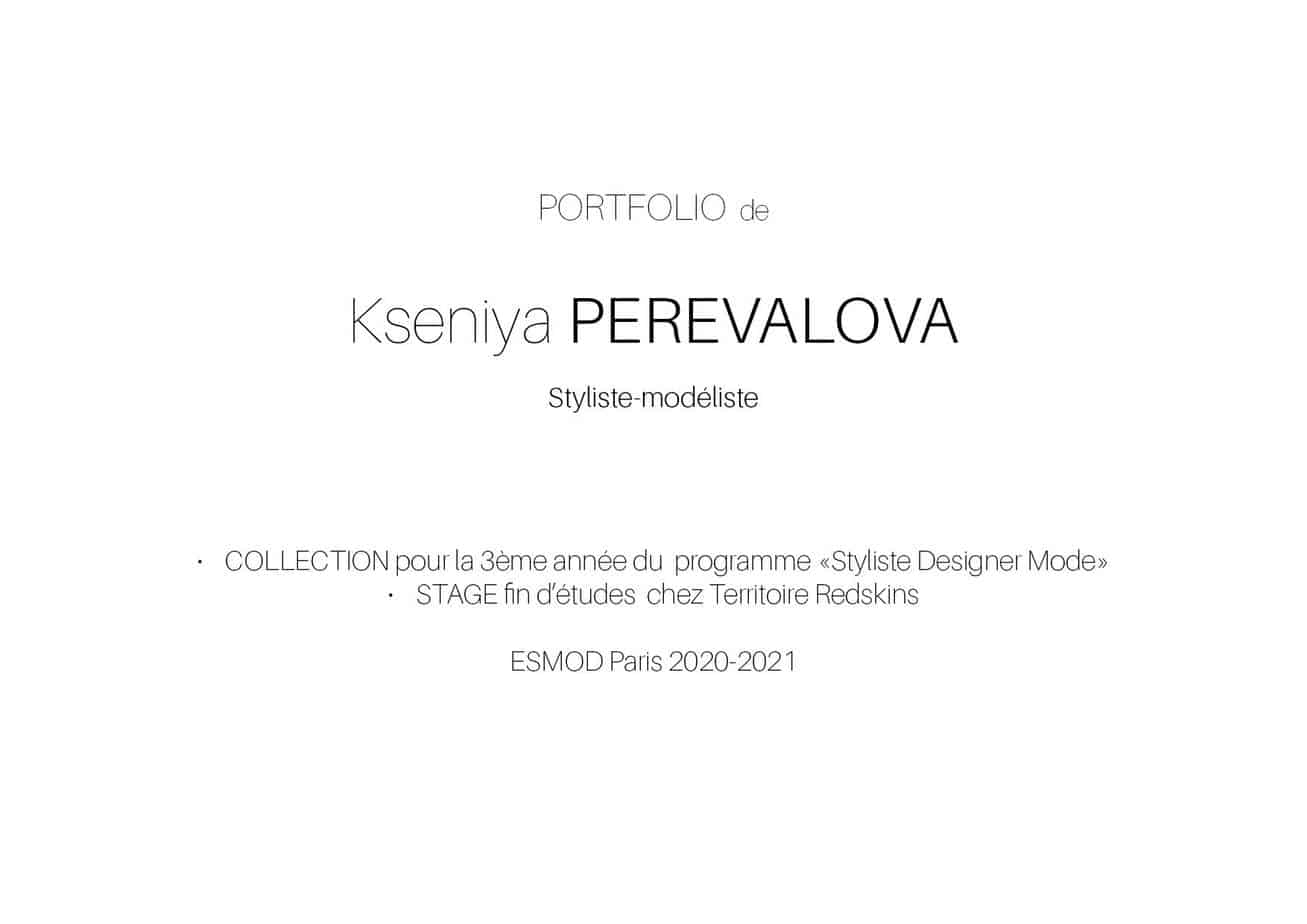 Portfolio Kseniya Perevalova