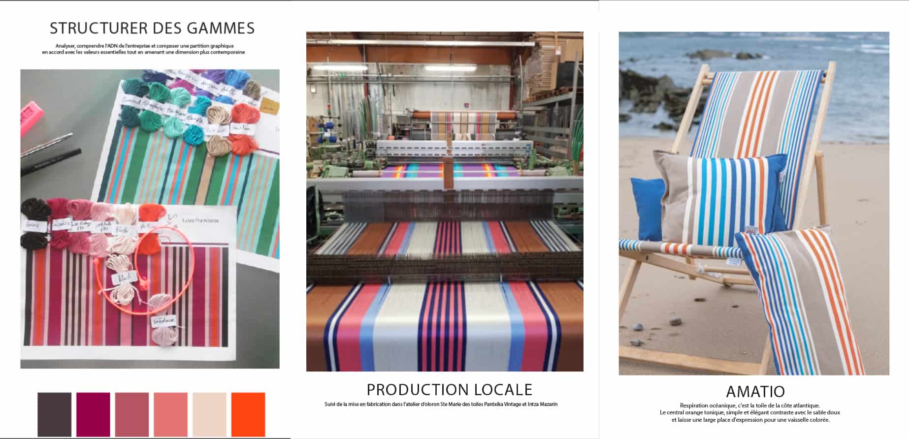 Création textile pour une EPV au Pays Basque