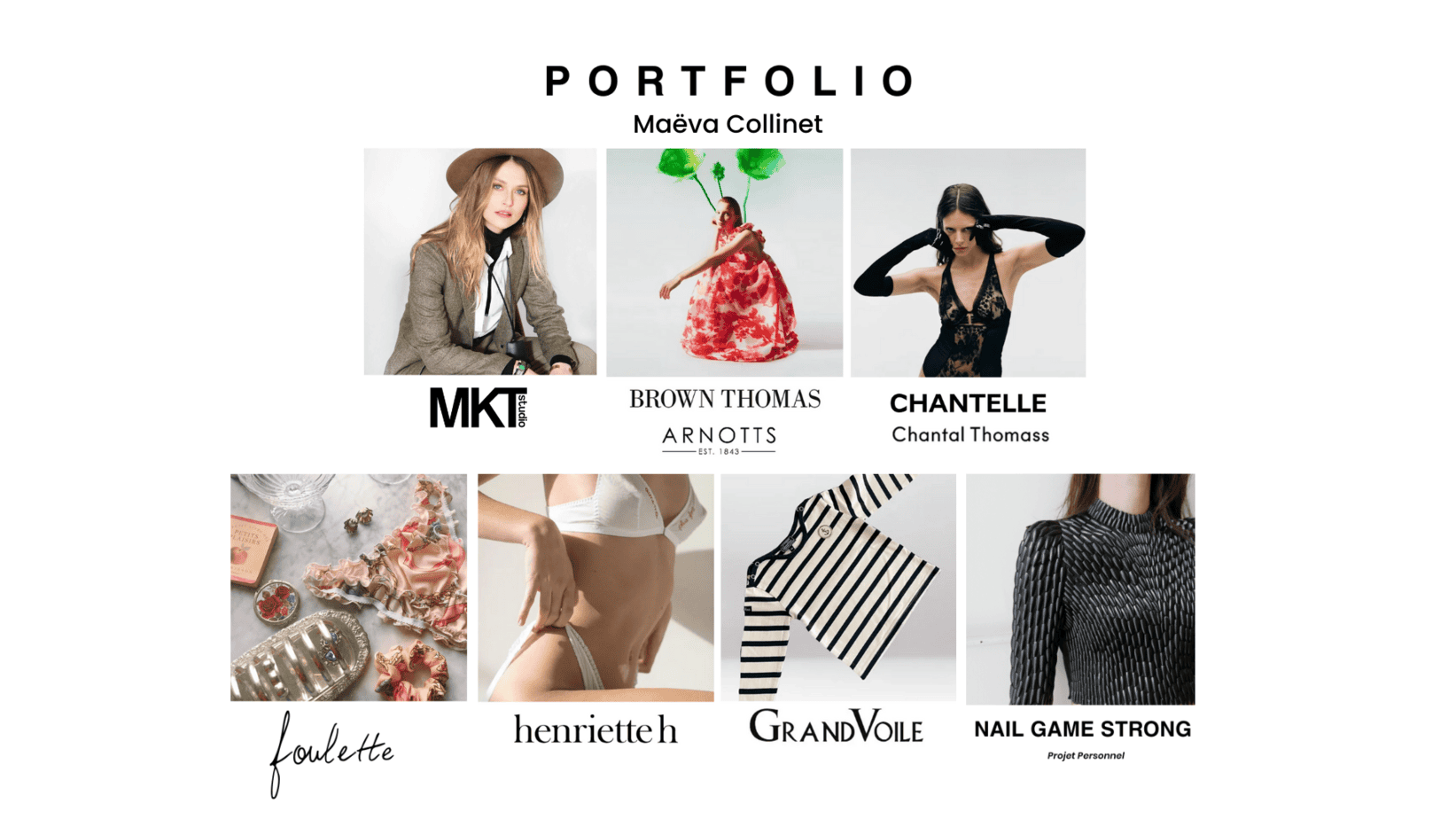 Portfolio Styliste Graphiste