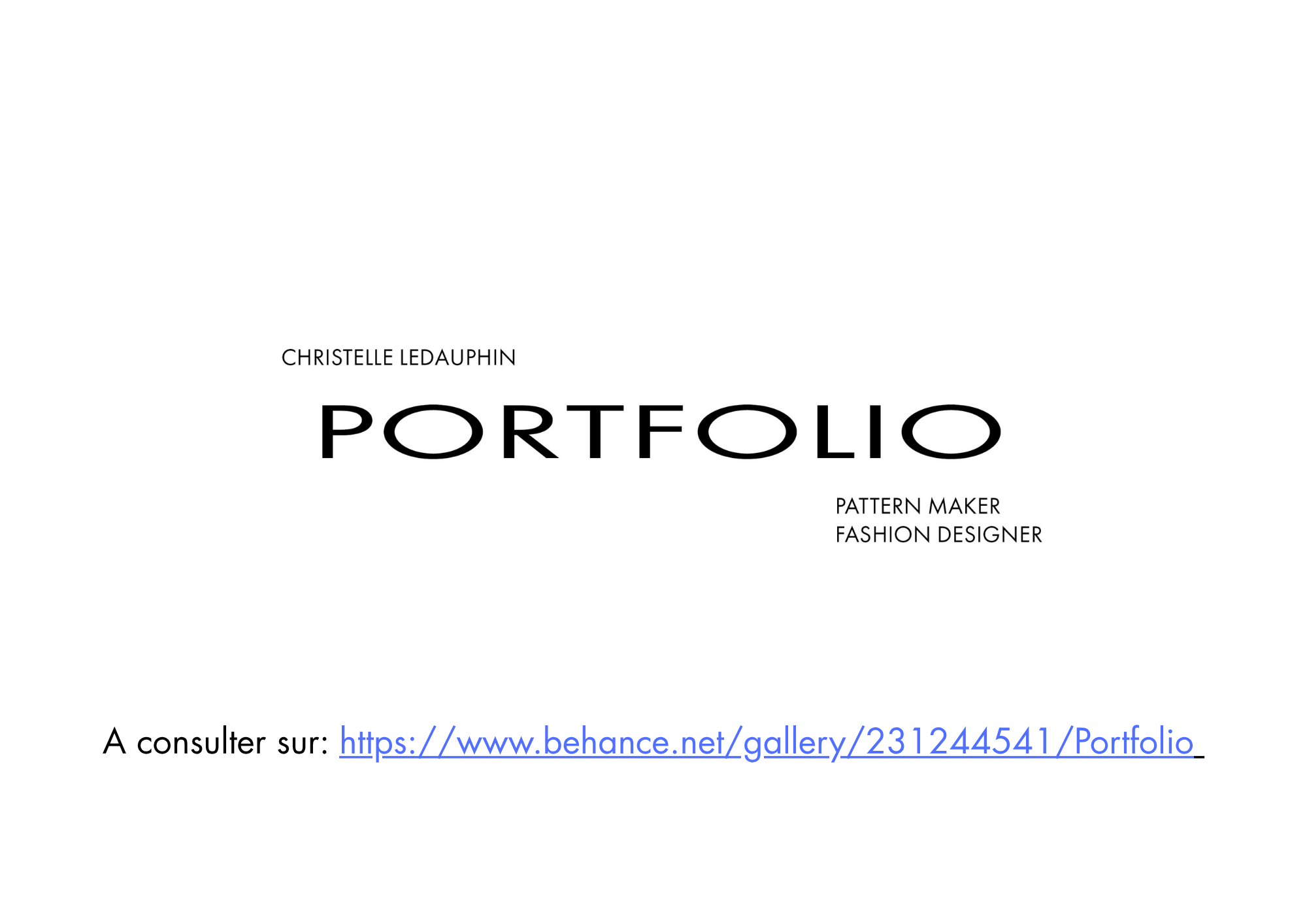 Portfolio en ligne Christelle Ledauphin