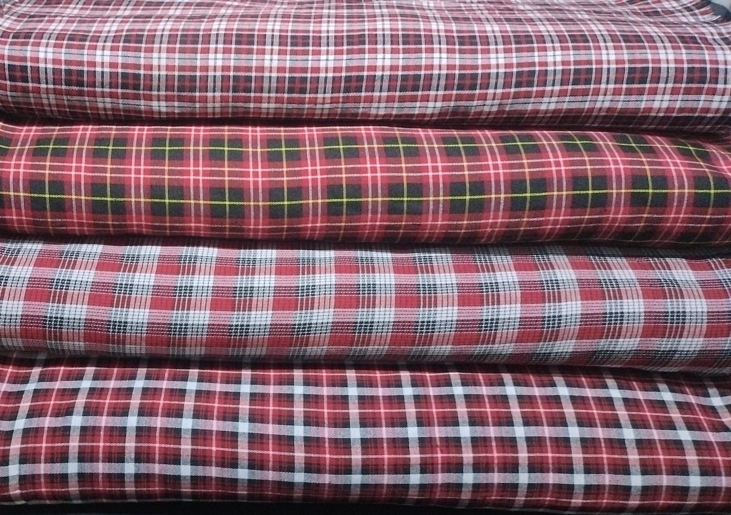 Yarn dyed check fabric
